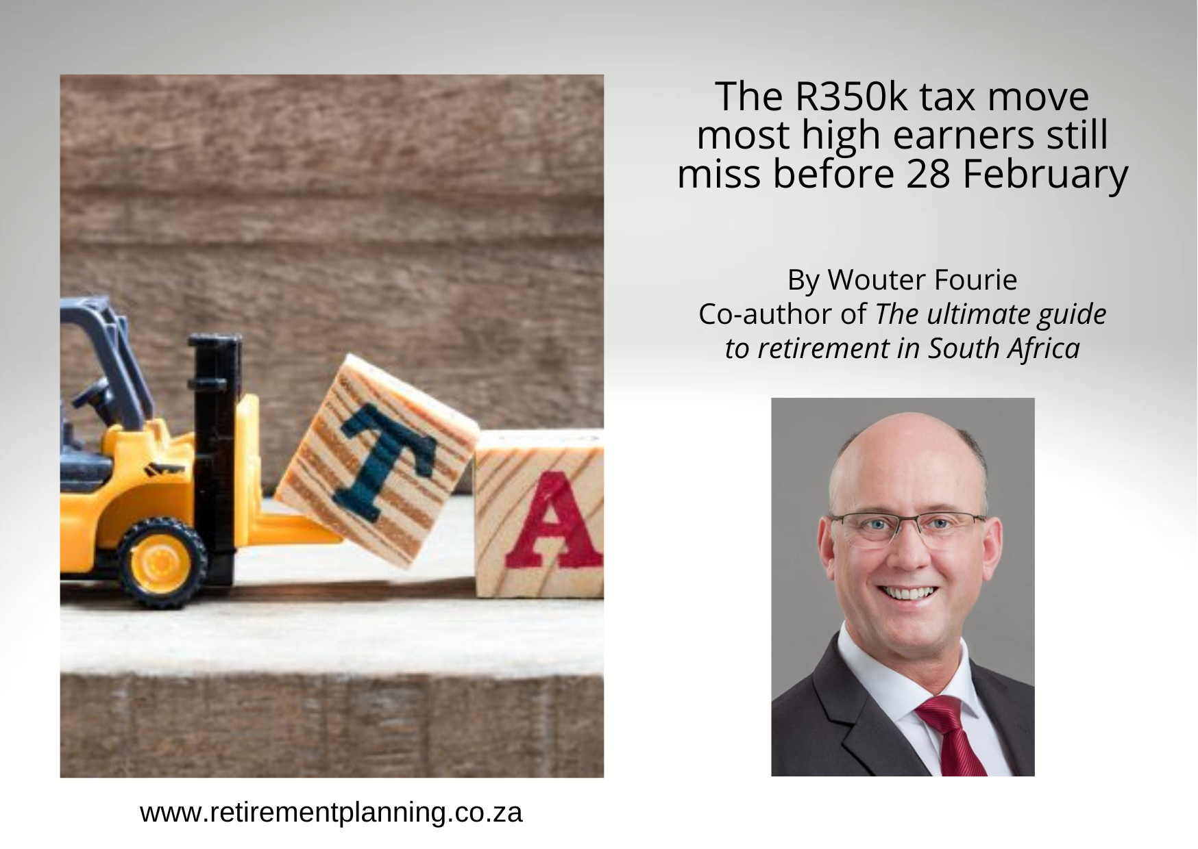Wouter Fourie The questions South Africans are asking about retirement, and what the evidence says 5Feb2026